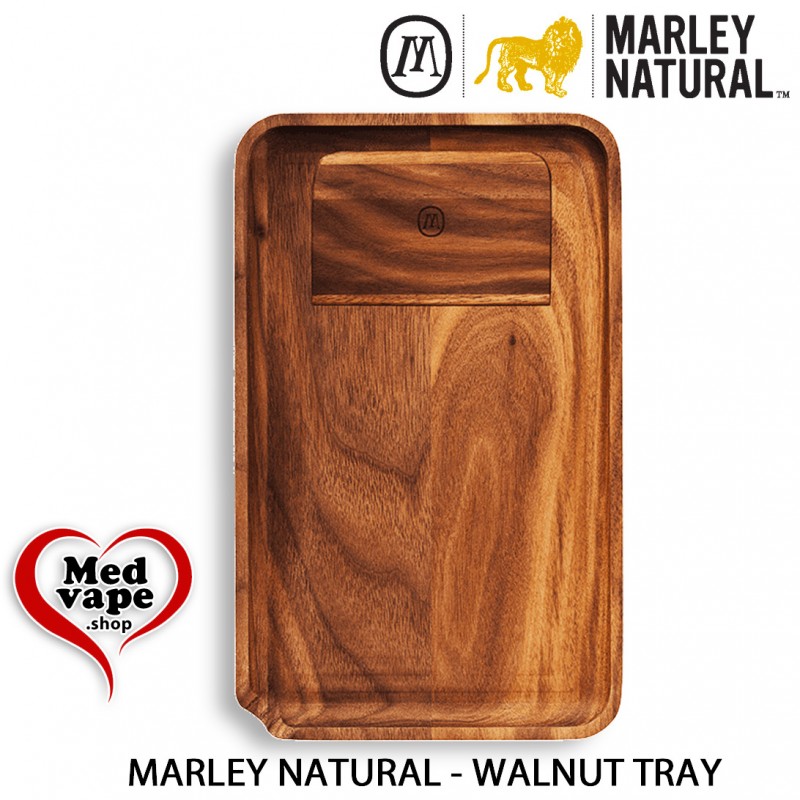 WALNUT WOOD TRAY - MARLEY NATURAL (23 x 14 CM)